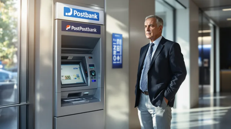 ein bankexperte erklärt, ob die postbank in naher zukunft gebühren für die nutzung von geldautomaten einführen wird.