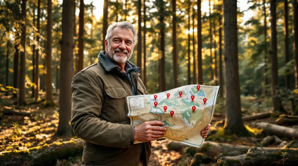 ein förster erklärt, zu welchen zeiten das sammeln von brennholz im wald legal erlaubt ist und worauf du achten musst.