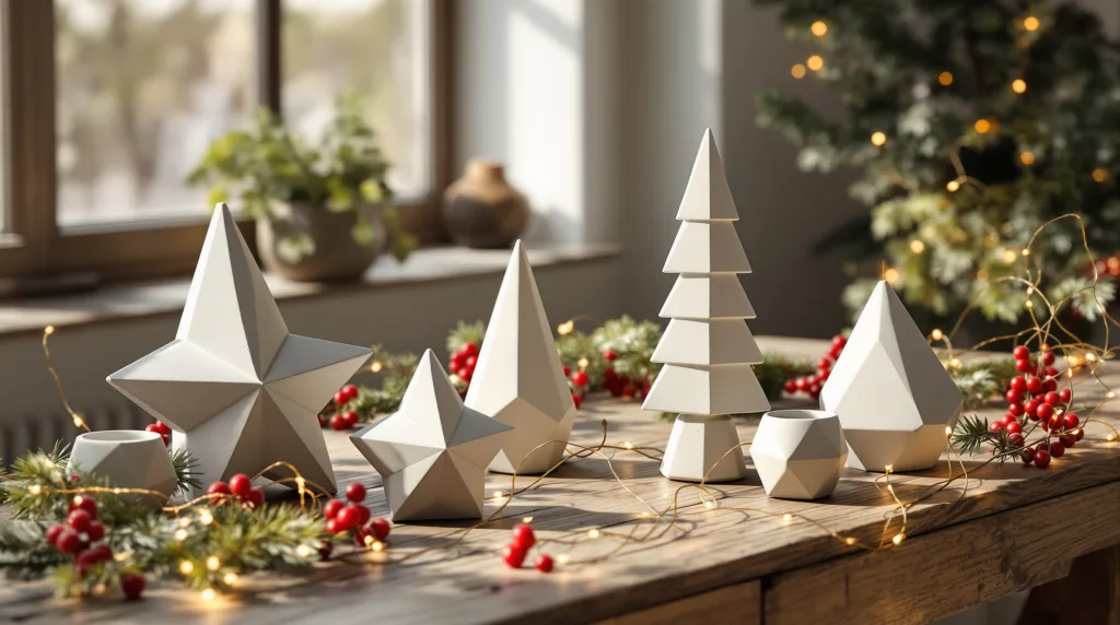 entdecken sie, wie ich in 4 wochen atemberaubende weihnachtsdekoration aus beton gestaltet habe – ein unfassbar beeindruckendes ergebnis voller kreativität und handwerkskunst.