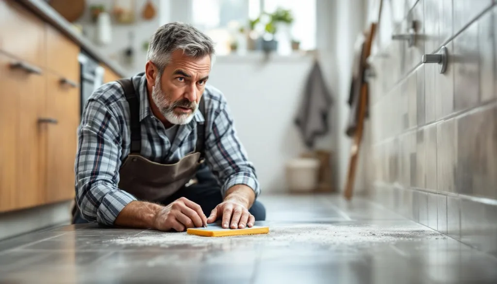 ein erfahrener fliesenleger erklärt, warum deine fugen trotz intensiven putzens immer grau bleiben und wie du sie effektiv sauber und strahlend bekommst.