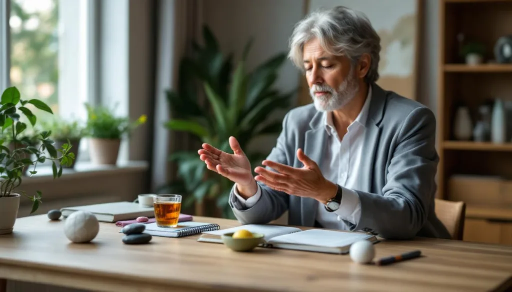 ein therapeut erklärt fünf dezente gesten, die helfen, täglich stress effektiv zu reduzieren und mehr gelassenheit zu gewinnen.