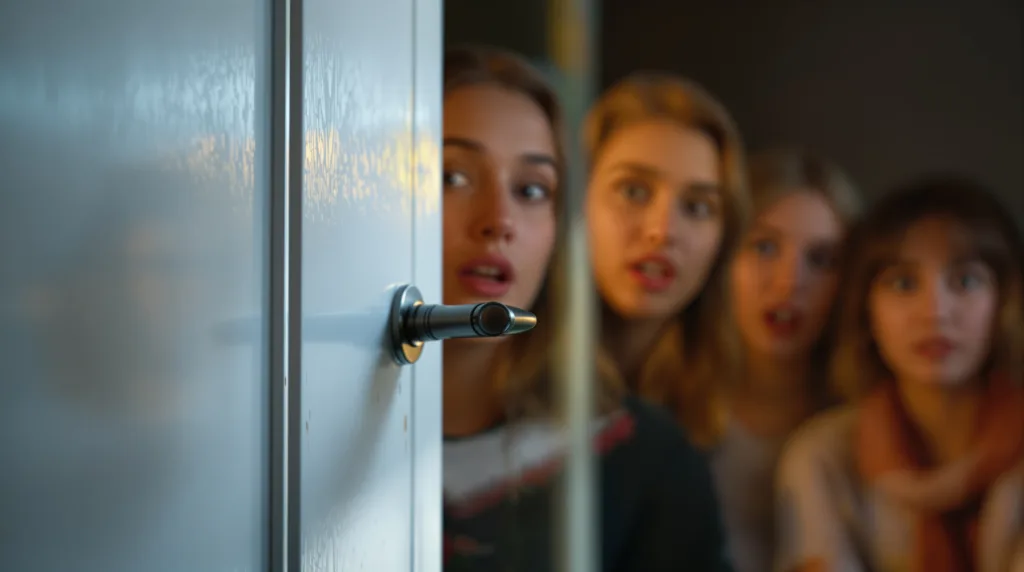 ich führte einen türen-test durch und war schockiert über das überraschende ergebnis, das meinen einfluss auf freunde offenbarte.