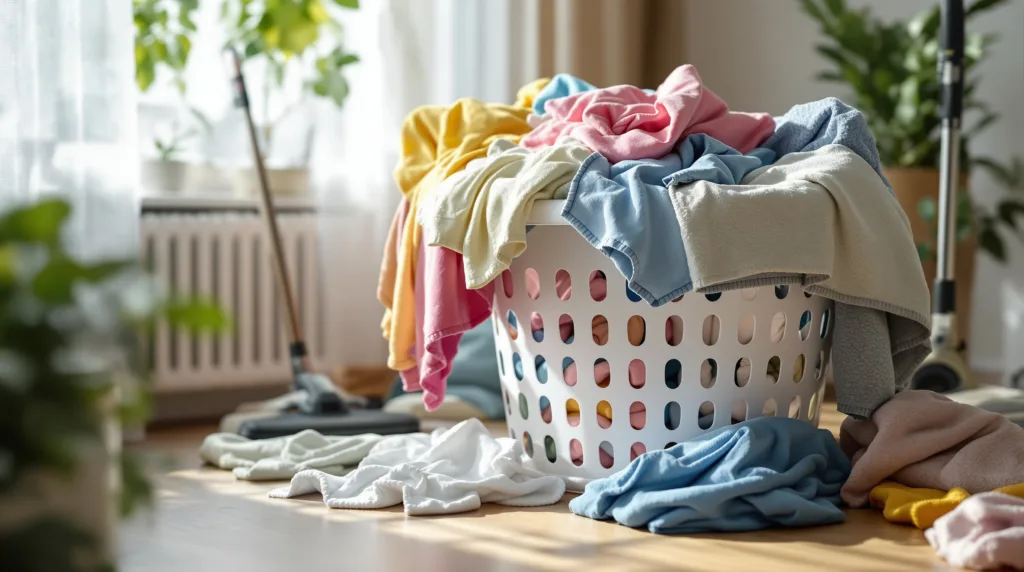 erfahren sie, welche gewohnheit beim umgang mit dem wäschekorb ihnen wertvolle zeit raubt und wie sie stunden sparen können – nicht das waschmittel ist schuld.