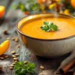 entdecke, warum kürbissuppe nach dem festessen perfekt für deinen körper ist – nährstoffreich, leicht verdaulich und wohltuend für die verdauung.