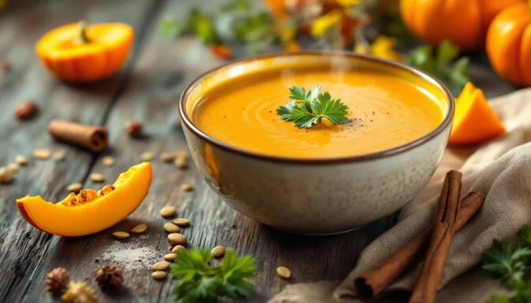 entdecke, warum kürbissuppe nach dem festessen perfekt für deinen körper ist – nährstoffreich, leicht verdaulich und wohltuend für die verdauung.