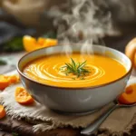 diese kürbissuppe ist die ideale leichte mahlzeit nach dem festmahl – ganz ohne diät oder fasten.